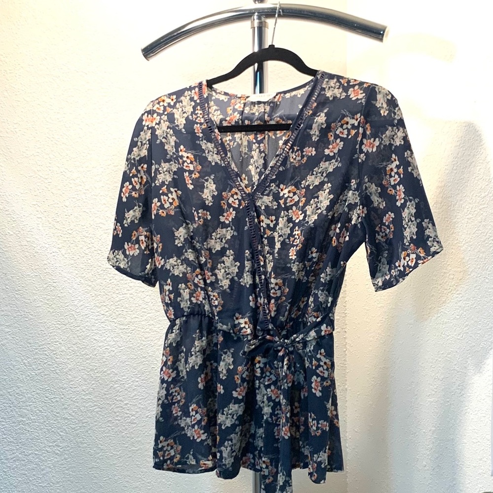 Sienna Sky Floral V-Neck Top